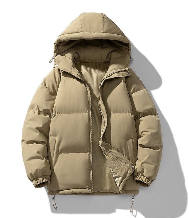 Men's Gathered Cuff Matte Puffer Jacket