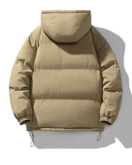 Men's Gathered Cuff Matte Puffer Jacket