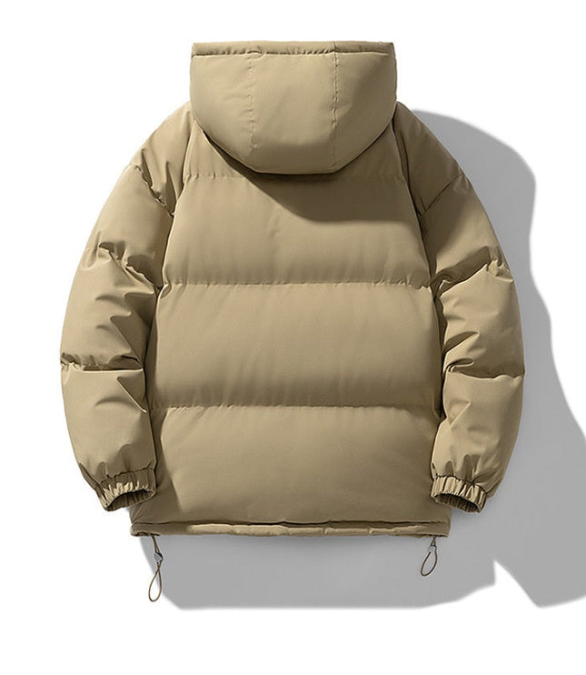 Men's Gathered Cuff Matte Puffer Jacket