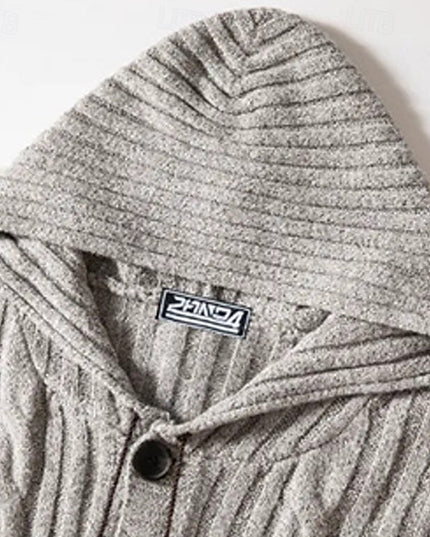 Hartley | Cable-Knit Hooded Cardigan