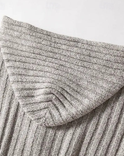 Hartley | Cable-Knit Hooded Cardigan