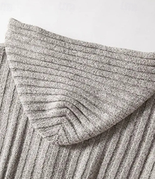 Hartley | Cable-Knit Hooded Cardigan