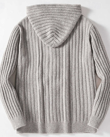 Hartley | Cable-Knit Hooded Cardigan