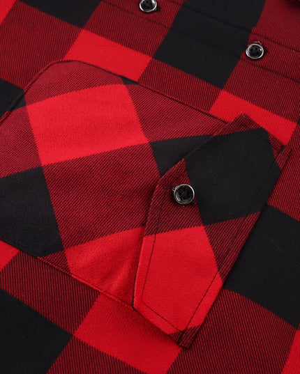 Rowan | Hooded Checked Shirt Jacket