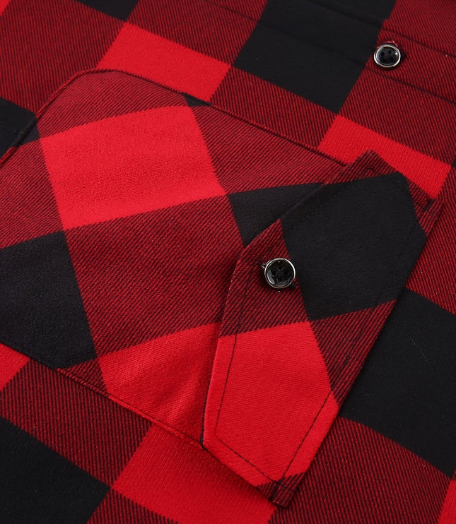 Rowan | Hooded Checked Shirt Jacket
