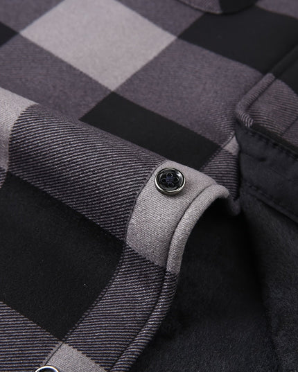 Rowan | Hooded Checked Shirt Jacket
