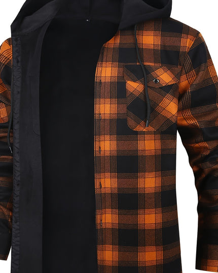 Rowan | Hooded Checked Shirt Jacket