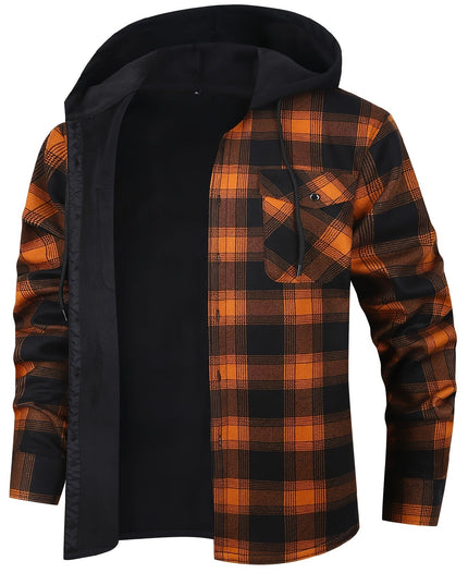 Rowan | Hooded Checked Shirt Jacket