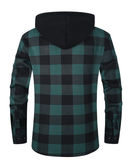 Rowan | Hooded Checked Shirt Jacket