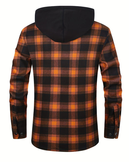 Rowan | Hooded Checked Shirt Jacket