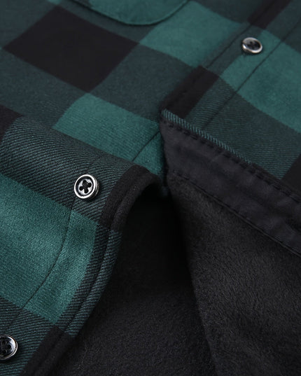 Rowan | Hooded Checked Shirt Jacket