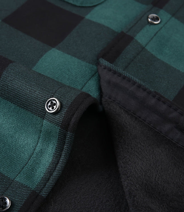 Rowan | Hooded Checked Shirt Jacket