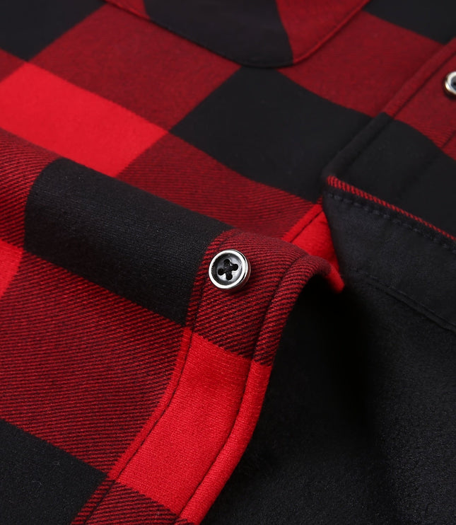 Rowan | Hooded Checked Shirt Jacket