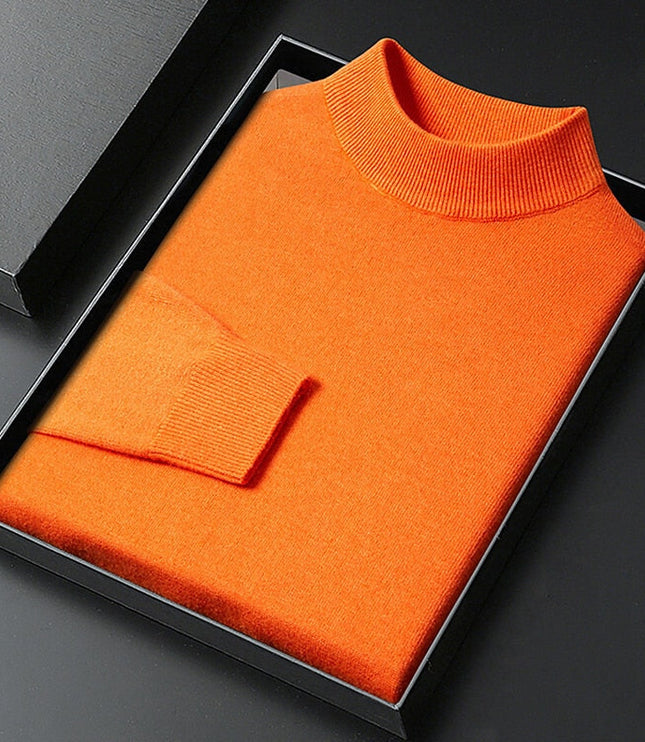 Maxwell | Refined Mock-Neck Sweater