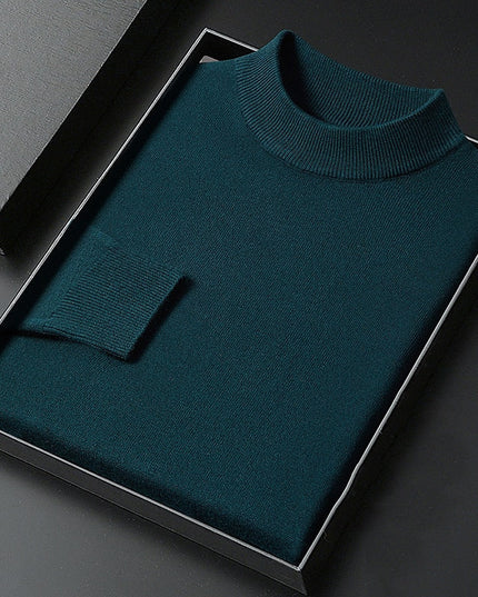 Maxwell | Refined Mock-Neck Sweater