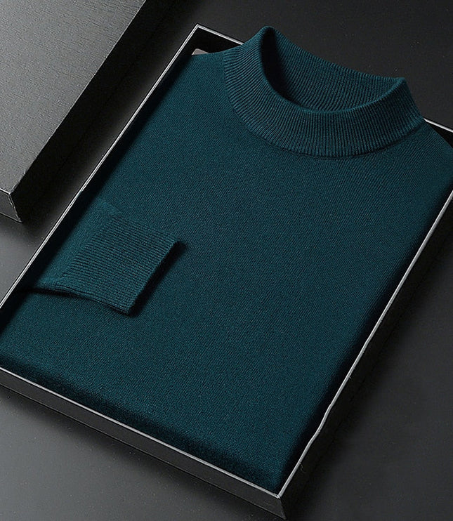 Maxwell | Refined Mock-Neck Sweater