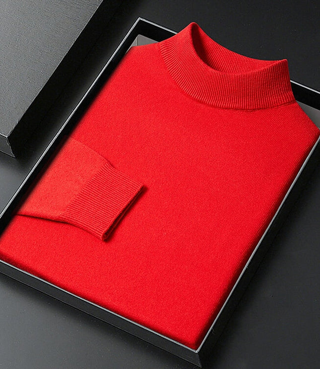 Maxwell | Refined Mock-Neck Sweater