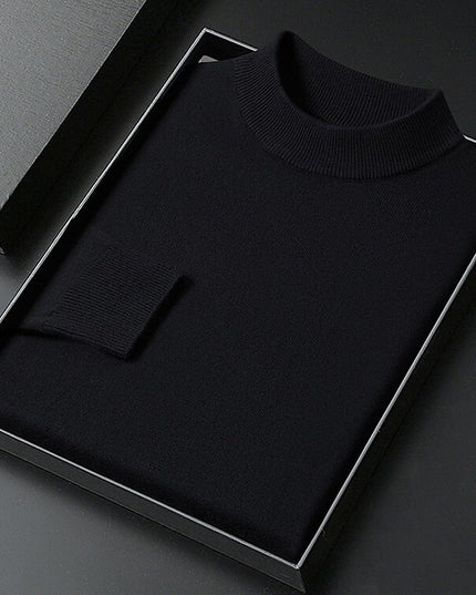 Maxwell | Refined Mock-Neck Sweater