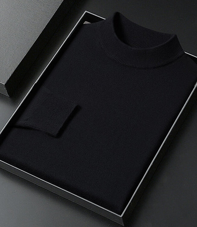 Maxwell | Refined Mock-Neck Sweater