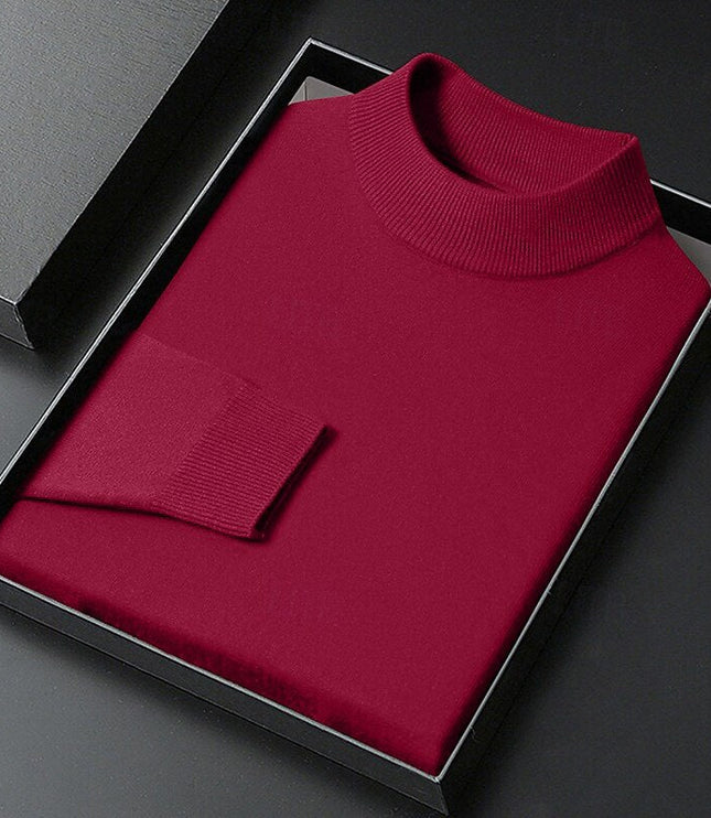 Maxwell | Refined Mock-Neck Sweater