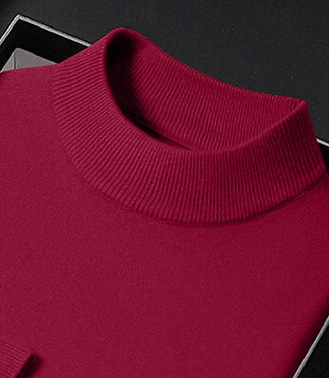 Maxwell | Refined Mock-Neck Sweater