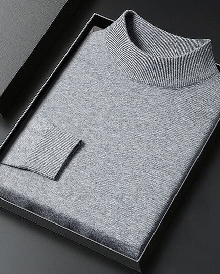 Maxwell | Refined Mock-Neck Sweater