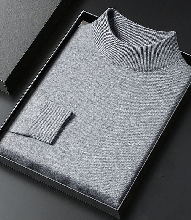 Maxwell | Refined Mock-Neck Sweater