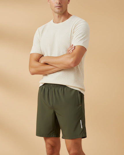 Shorts de course légers d'été pour homme avec cordon de serrage et poches