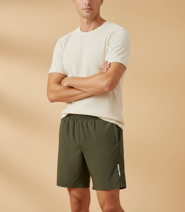 Shorts de course légers d'été pour homme avec cordon de serrage et poches