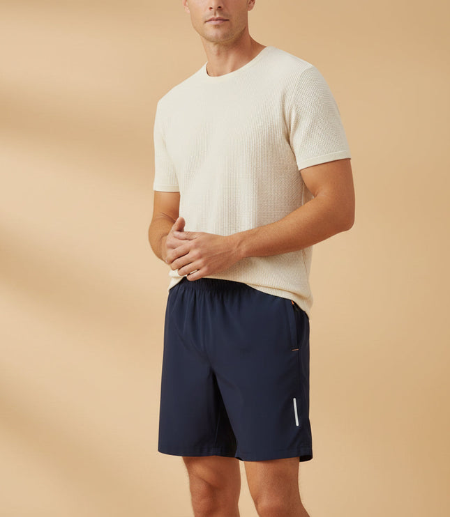 Shorts de course légers d'été pour homme avec cordon de serrage et poches