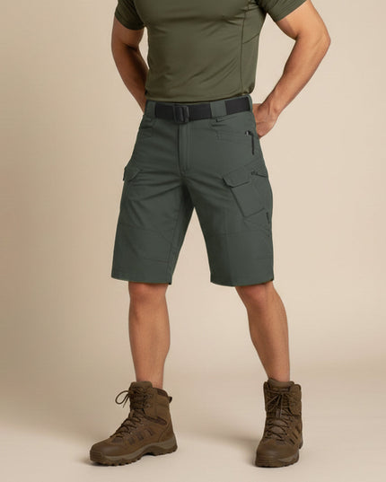 Shorts cargo tactiques légers d'été pour homme, multi-poches