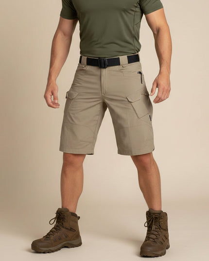 Shorts cargo tactiques légers d'été pour homme, multi-poches