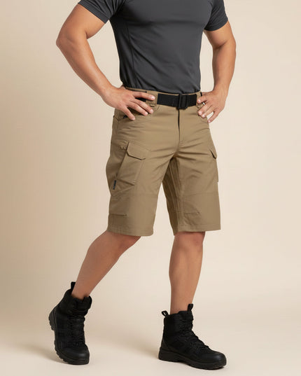 Shorts cargo tactiques légers d'été pour homme, multi-poches