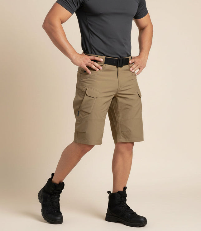 Shorts cargo tactiques légers d'été pour homme, multi-poches
