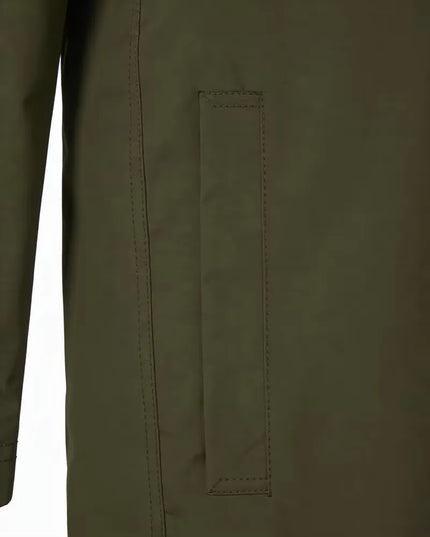 Men's Mid-Thigh Slim Shirt Collar Trench Coat