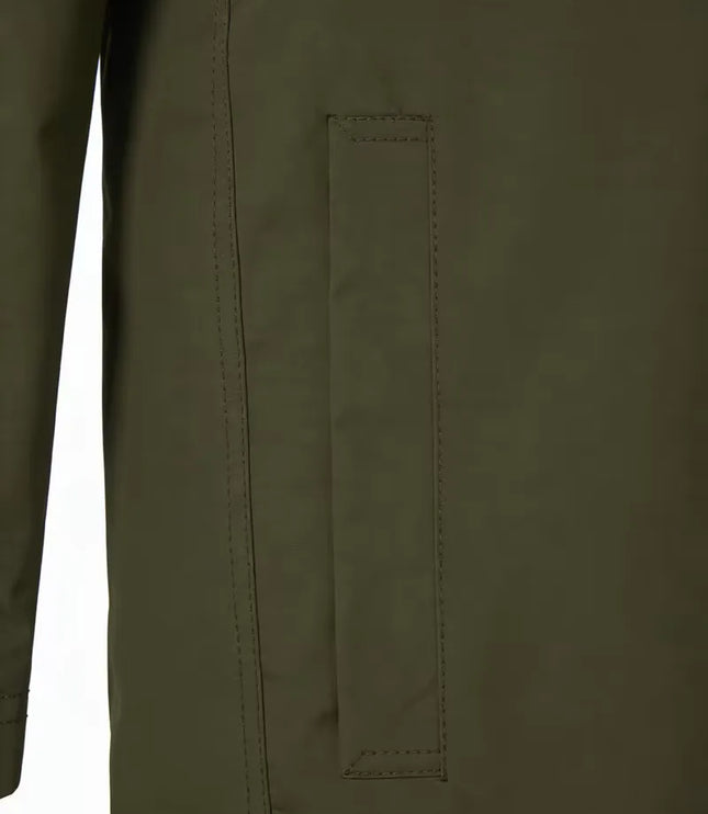 Men's Mid-Thigh Slim Shirt Collar Trench Coat