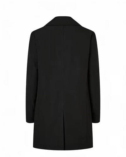 Men's Mid-Thigh Slim Shirt Collar Trench Coat