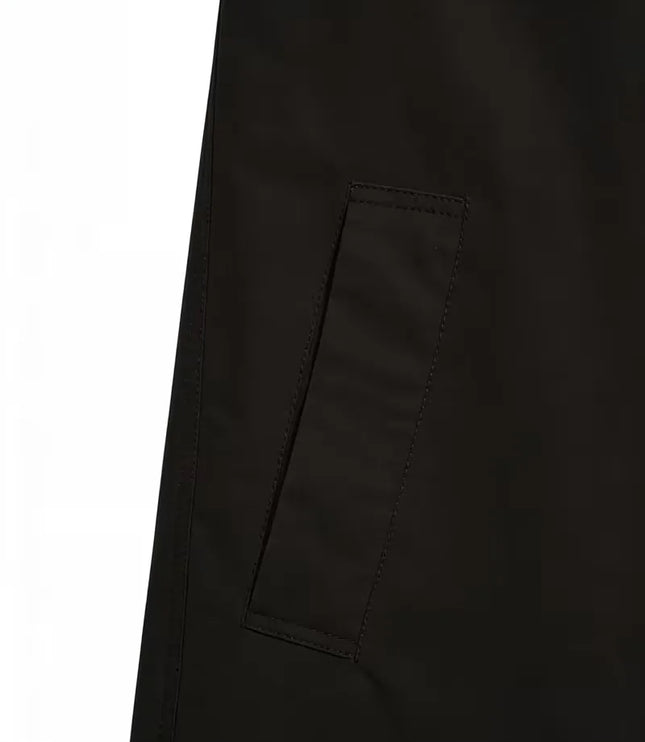 Men's Mid-Thigh Slim Shirt Collar Trench Coat