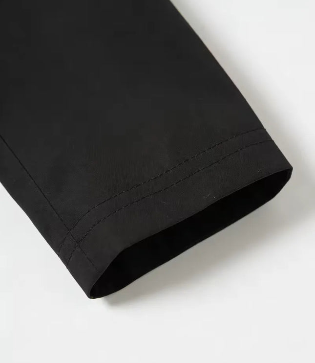 Men's Mid-Thigh Slim Shirt Collar Trench Coat