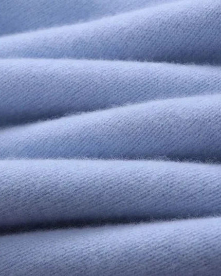 Men's Soft Mohair Crewneck Knit Sweater Pullover