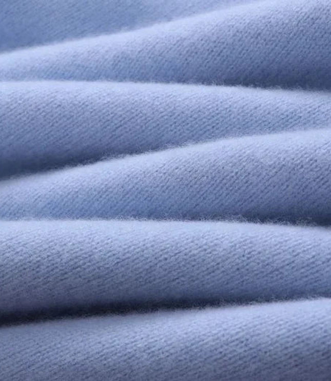 Men's Soft Mohair Crewneck Knit Sweater Pullover