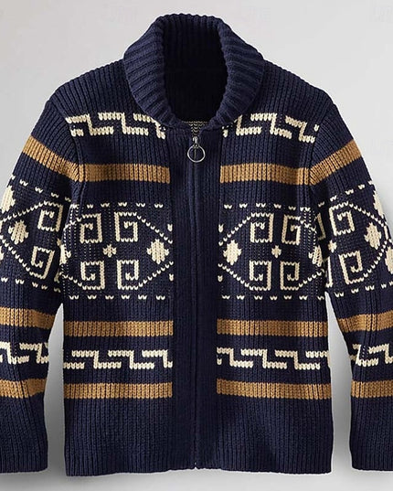 Archer | Heritage Patterned Cardigan