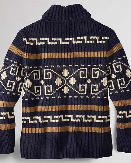 Archer | Heritage Patterned Cardigan