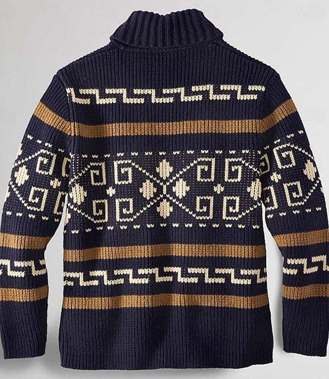 Archer | Heritage Patterned Cardigan