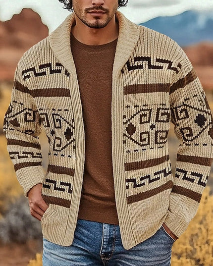 Archer | Heritage Patterned Cardigan