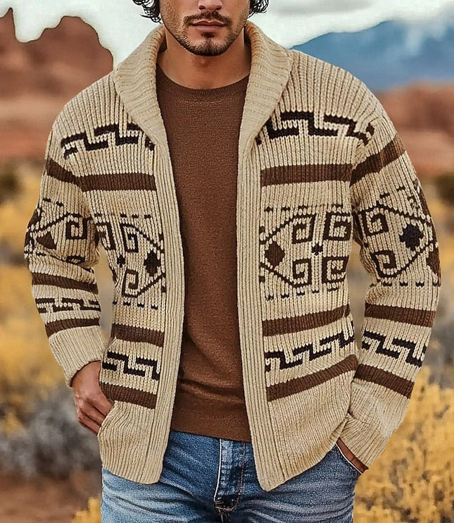 Archer | Heritage Patterned Cardigan