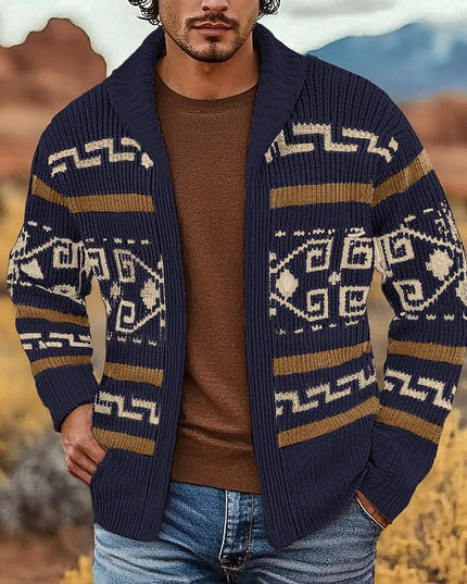 Archer | Heritage Patterned Cardigan