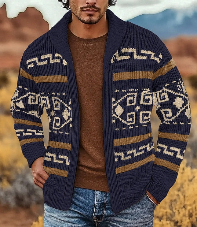 Archer | Heritage Patterned Cardigan