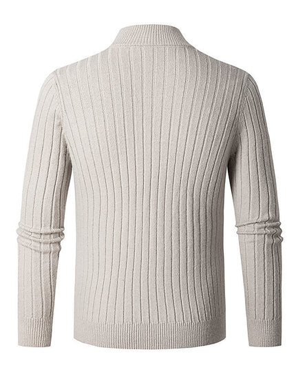 Grant | Ribbed Quarter-Zip Jumper
