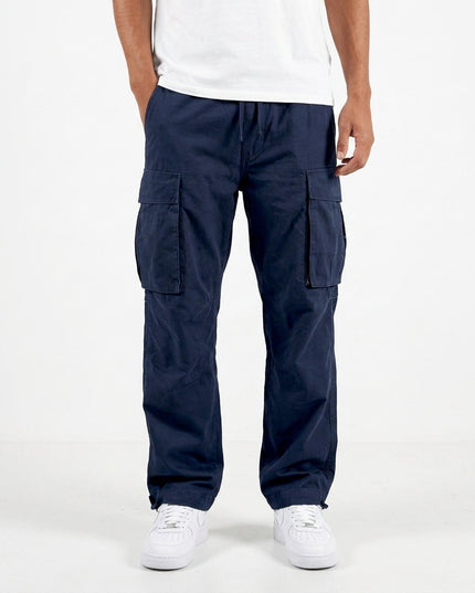 Men's Relaxed Cargo Trousers with Flap Pockets
